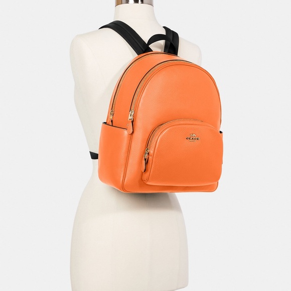 SOLD on Ⓜ️ Coach Orange Court Backpack - Picture 8 of 9